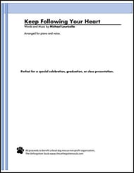 Keep Following Your Heart Unison/Two-Part choral sheet music cover Thumbnail